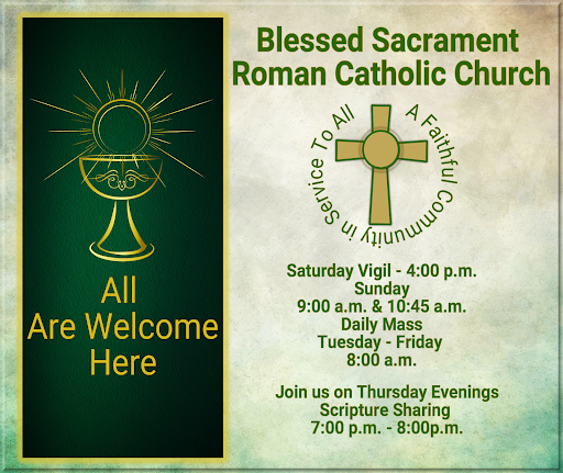 Blessed Sacrament Roman Catholic Church logo