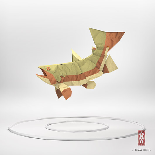 The Paper Fox peixe The Paper Fox peixe