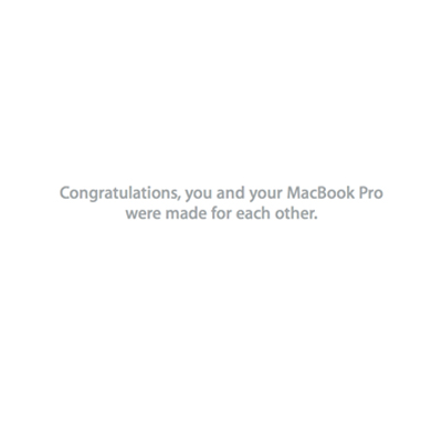 Page 1 of MacBook Pro Manual