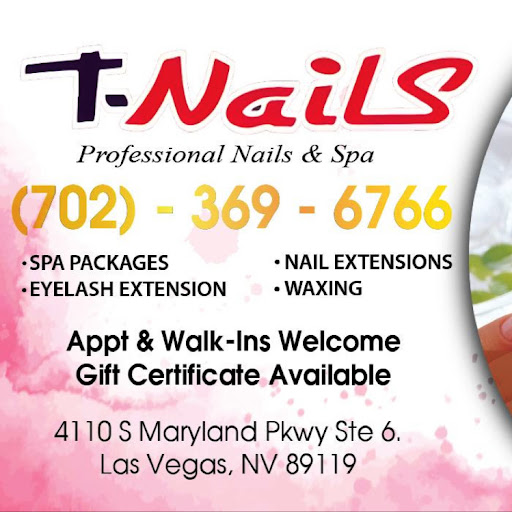 T Nails logo