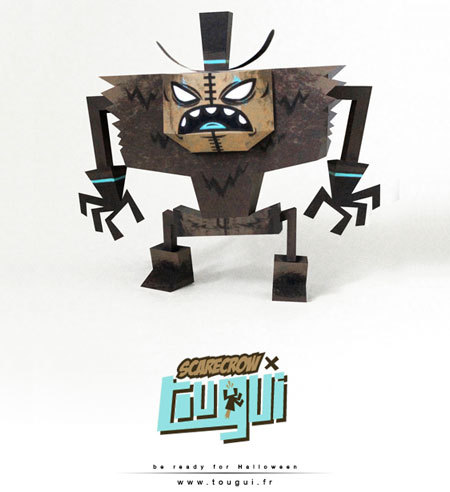 Tougui Scarcrow Paper Toy