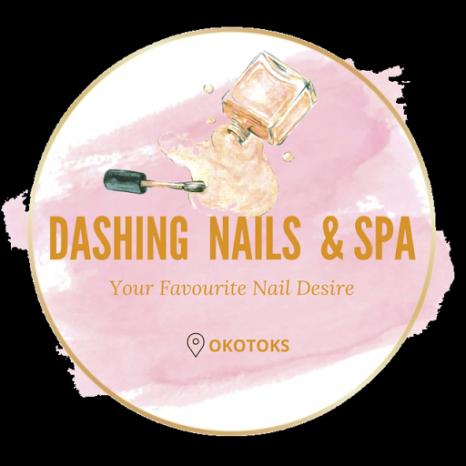 Dashing Nails & Spa Okotoks logo