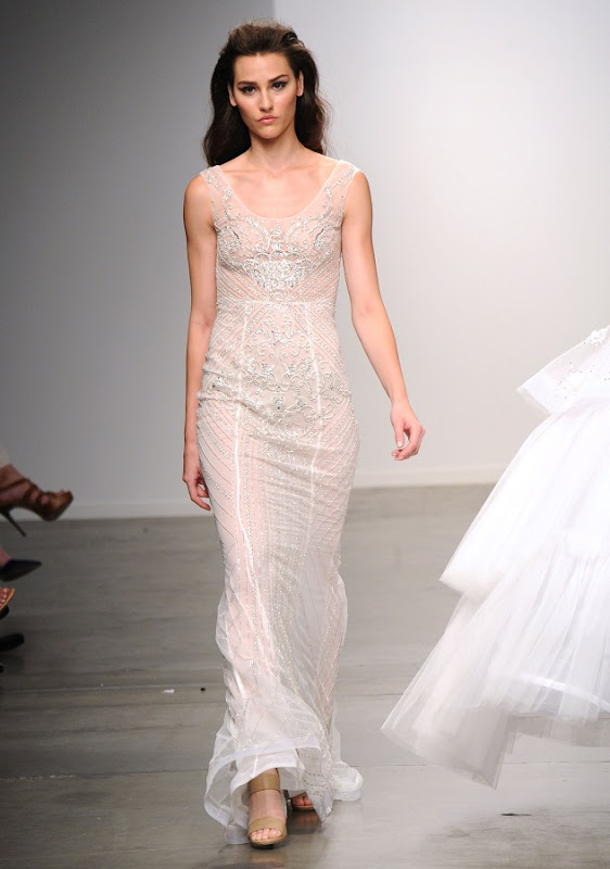 Model on the runway during the Philippa Galasso Spring 2015 Collection at the Fashion Palette Evening and Bridal Wear Spring Summer Show, held at Chelsea Pier 59 in New York City, Sunday, September 7, 2014.
Photo by Jennifer Graylock-Graylock.com
917-519-7666