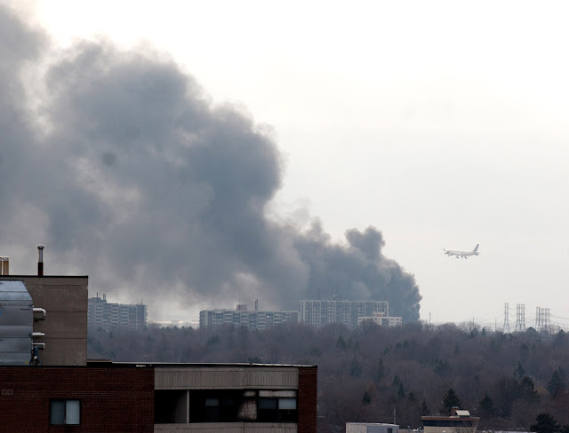 Richview Transformer on Fire