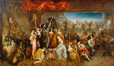 Daniel Maclise - The Chivalric Vow of the Ladies of the Peacock