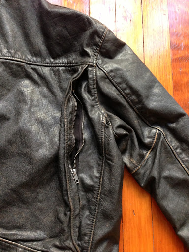  NWT LVC Biker Leather Jacket washed black size M