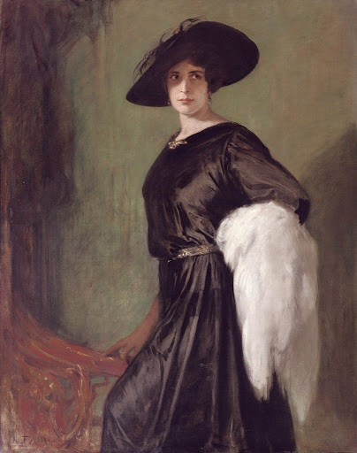 Friedrich August von Kaulbach - Portrait of the actress Hanna Ralph