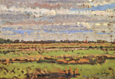 Harold Gilman - Romney Marsh c.1910