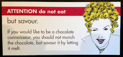 ATTENTION do not eat, but savour.