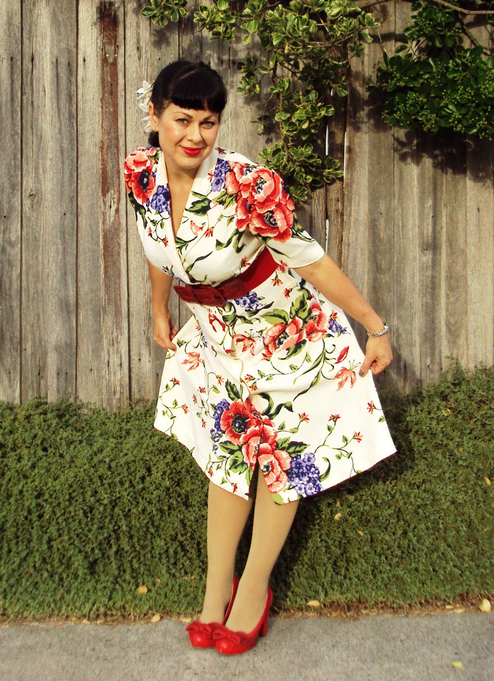 Miss Tallulah Porkchop: 1940s dress