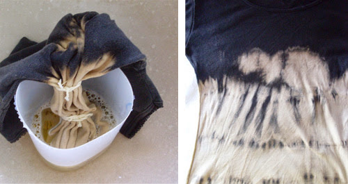 Como descolorir camiseta com água sanitária