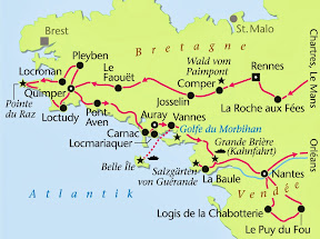 Südbretagne, Studienreise, Heideker Reisen, www.heideker.de, Frankreich, Bretagne