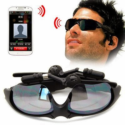  Sunglasses Sun Glasses Bluetooth Headset Headphone For Smart Phone PC Tablet