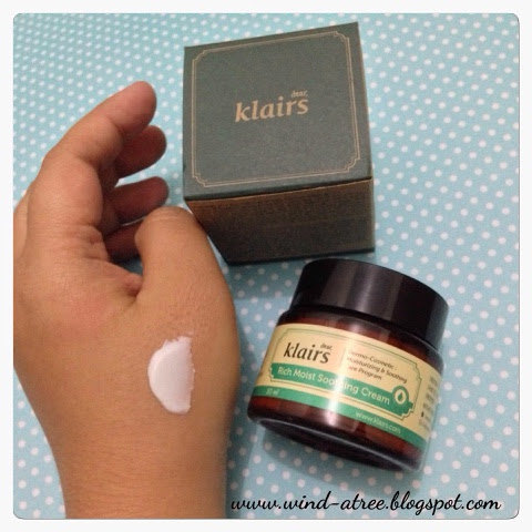 [Review] KLAIRS Moist Soothing Cream