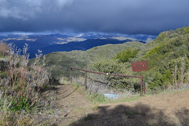 the continuation of the Cold Spring trail to Mono