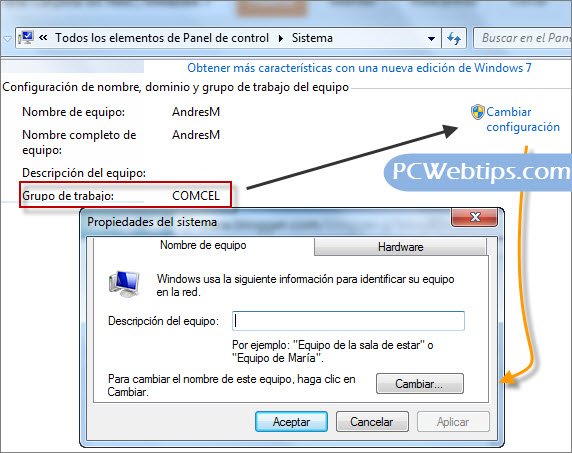 Como Compartir una Carpeta en Red | Windows 7 | PCWebtips