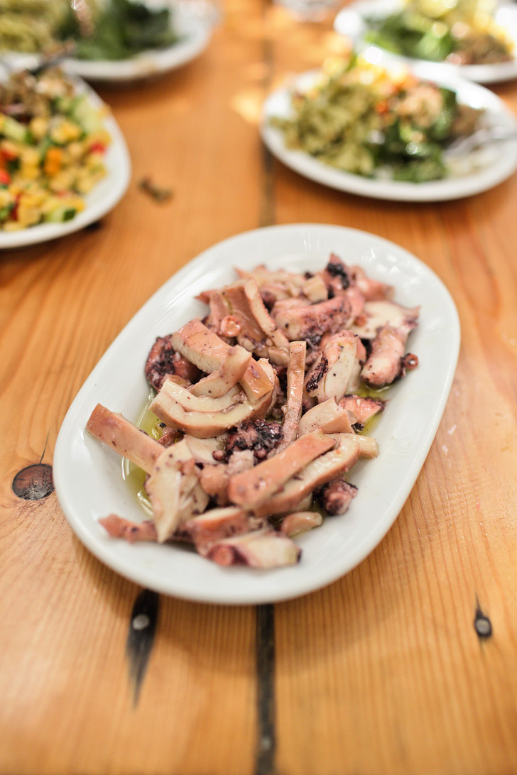 Octopus Marinated in Vinegar - Kiki's Tavern.