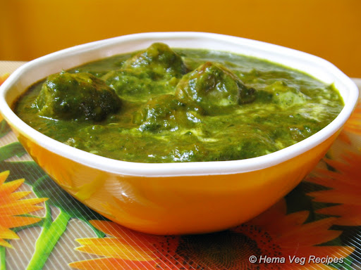 Aloo Palak or Potato Spinach Curry