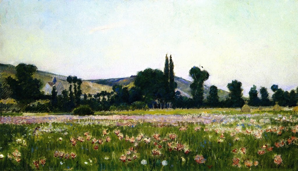 Theodore Wendel – Flowering Fields, Giverny