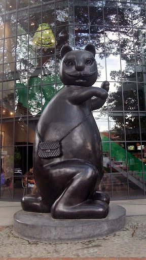 Cat Statue (larger than life!). From Why I Love Chiang Mai