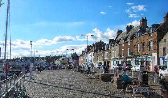 Anstruther, fronte del porto