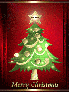 Merry Christmas - čestitka za Božić download besplatne animacije za mobitele