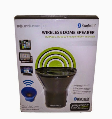  SoundLogic XT Wireless Dome Speaker Bluetooth - Blue or black color sent at random
