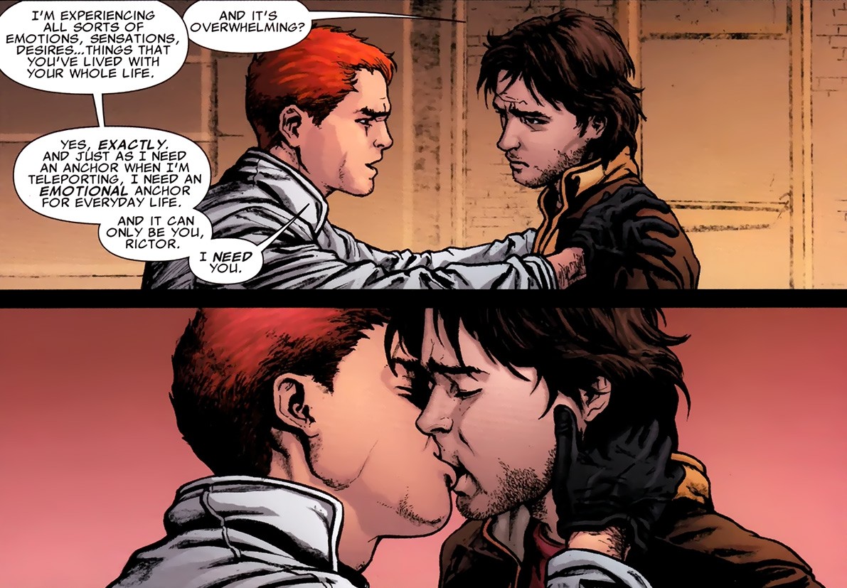 Shirtless Superheroes: Rictor & Shatterstar: Gay Supercouple