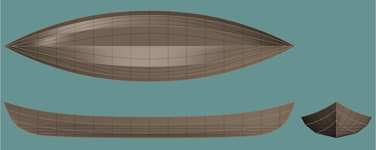 most seaworthy amidships hull shape on rowboat