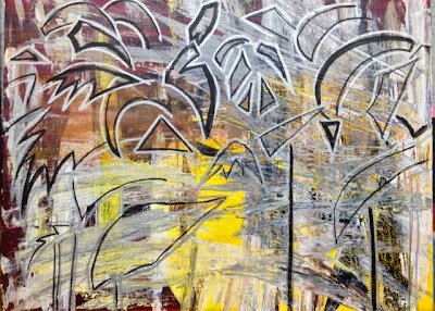 palm tree art painting