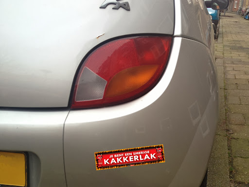 Fun bumpersticker voorbeeld8
