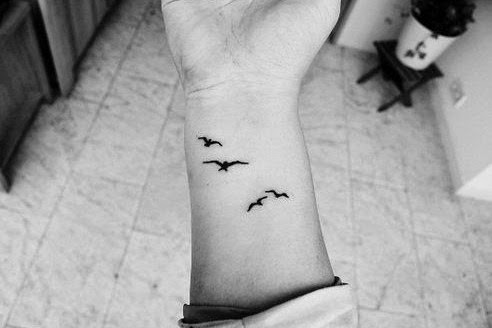 birds wrist tattoo ideas