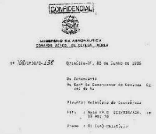 Ufos Solid And Under Intelligent Control Confirms Brazilian Military Document
