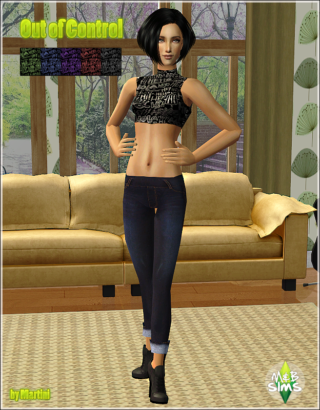 sims -  The Sims 2. Женская одежда: повседневная. Часть 3. - Страница 41 Out%2Bof%2BControl