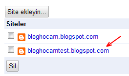 Site ekle Site ekle