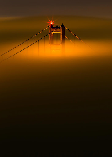 Golden Gate fog. Photo by Casey McCallister 