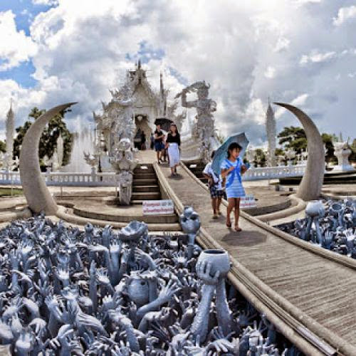 Wat Rong Khun Temple The White Temple From Thailand