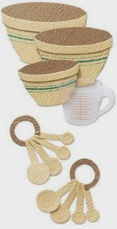 Jolee's By You Dimensional Embellishment - Bowls & Measuring Spoons Bowls & Measuring Spoons
