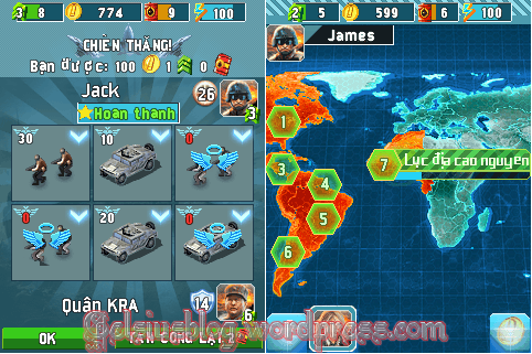 [Game tiếng Việt] World At Arm – Wage War For Your Nation (by Gameloft) WAAVI1