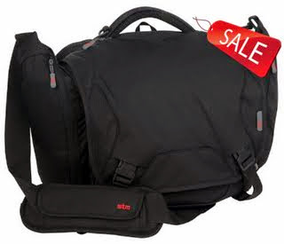 STM Velo Padded Laptop Shoulder Bag with Integrated iPad/Tablet Pocket for 13-Inch MacBooks/Laptops (dp-4003-01)
