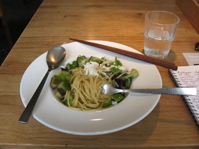 Second half of my set lunch (wa-fuu pasta).