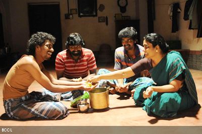 A still from the Tamil movie 'Rummy'.