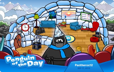 Club Penguin Blog: Penguin of the Day: Pantherxx12