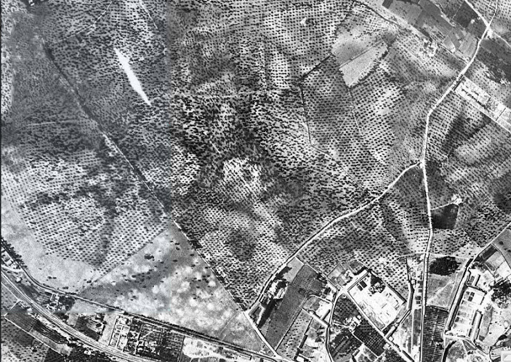 Vista aérea Arco Norte de Dos Hermanas año 1956