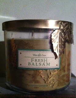 BBW 3 Wick Fresh Balsam Candle
