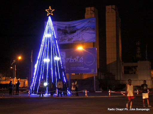 La gare centrale de Kinshasa lors de la célébration de festivités de fin d’année 2012. Radio Okapi/Ph. John Bompengo