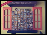 waffle icecream window at cafe noriter
