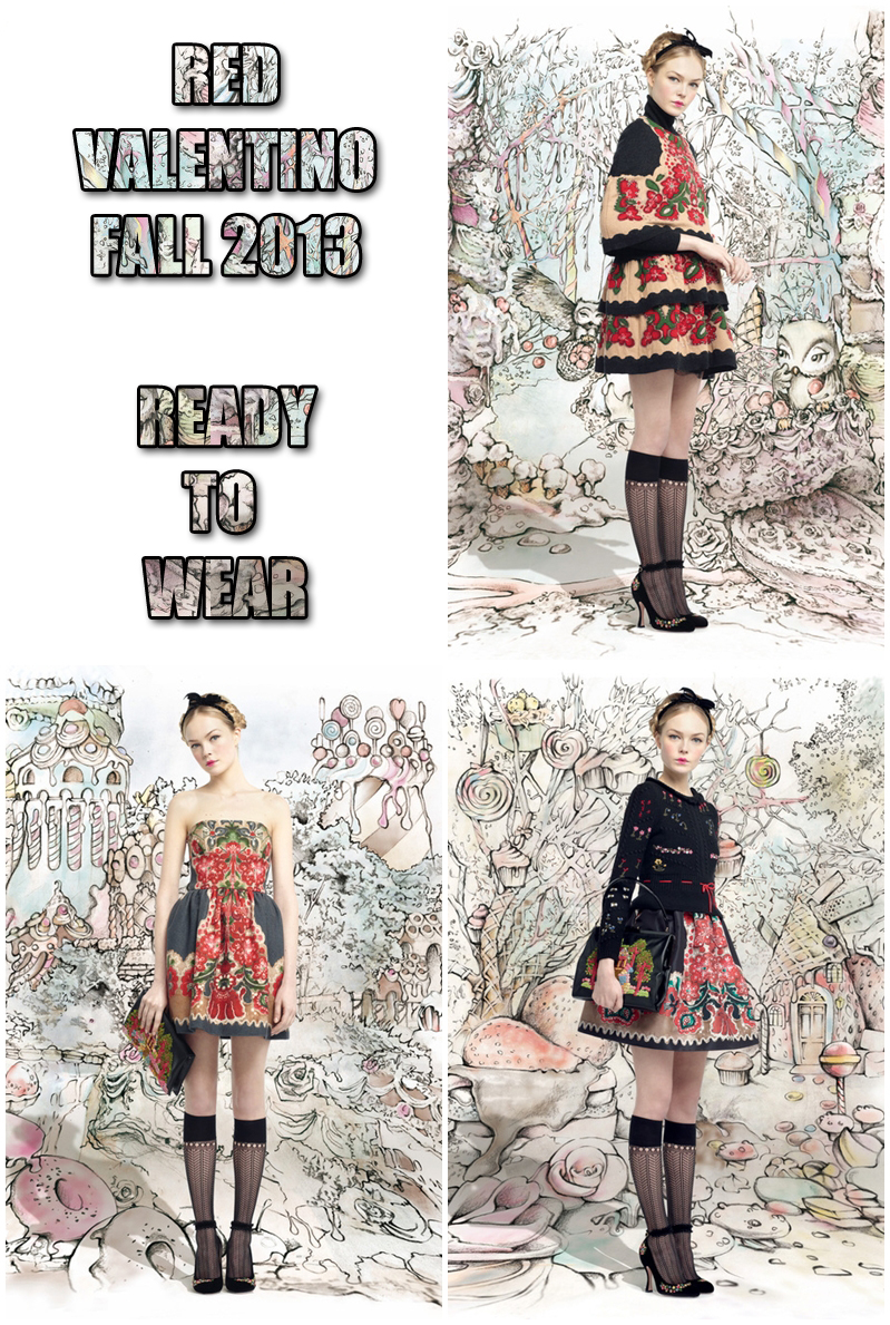 RED VALENTINO Fall 2013  Ready-To-Wear