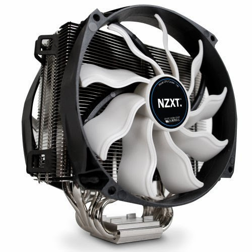  NZXT HAVIK CPU Cooler with Dual 140MM Fans - Silver/Black