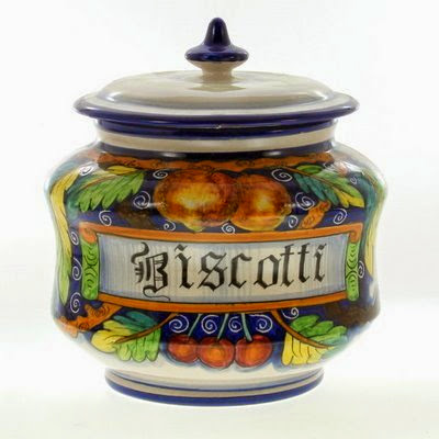  TUSCANY: Traditional ''Biscotti'' jar [#4008-TUS]